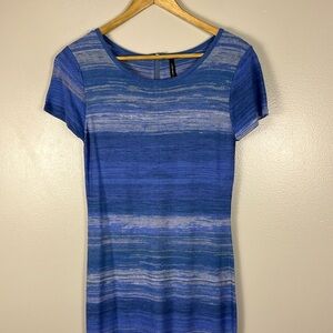 Marc New York -Andrew Marc Chambray Blue Linen‎ Dress EUC